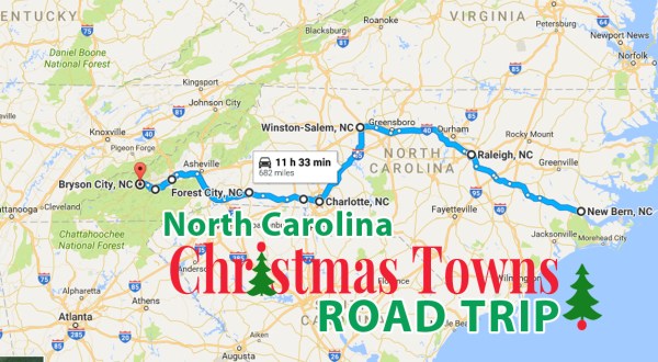 The Magical Road Trip Will Take You Through North Carolina’s Most Charming Christmas Towns
