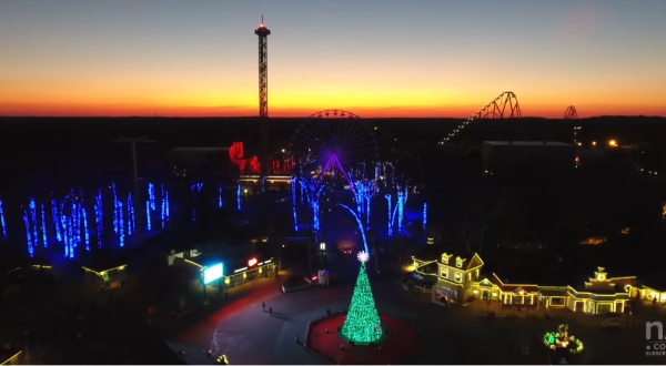 A Drone Flew Over Six Flags In New Jersey And Captured Mesmerizing Footage
