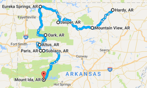 11 Unforgettable Road Trips To Take In Arkansas Before You Die