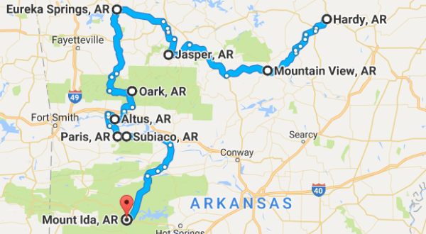 11 Unforgettable Road Trips To Take In Arkansas Before You Die