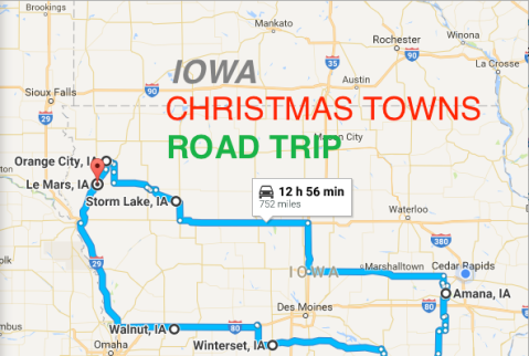 The Magical Road Trip That Will Take You Through Iowa's Most Charming Christmas Towns