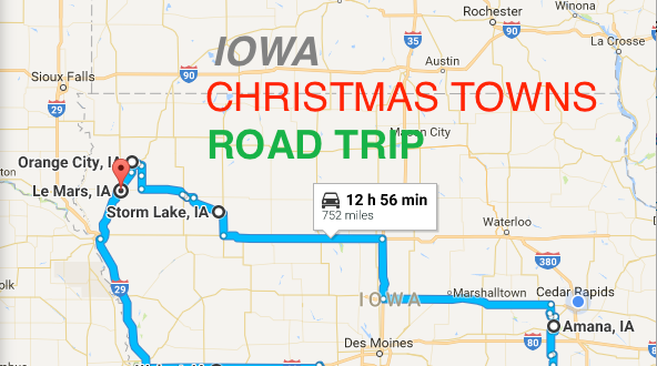The Magical Road Trip That Will Take You Through Iowa’s Most Charming Christmas Towns
