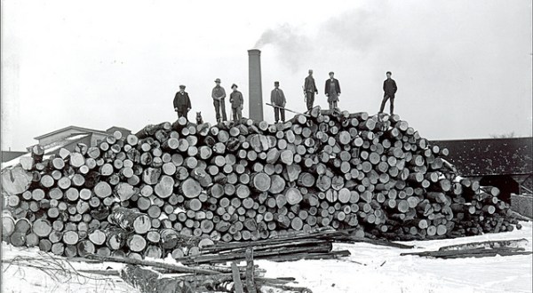 These 11 Rare Photos Show New Hampshire’s Logging History Like Never Before
