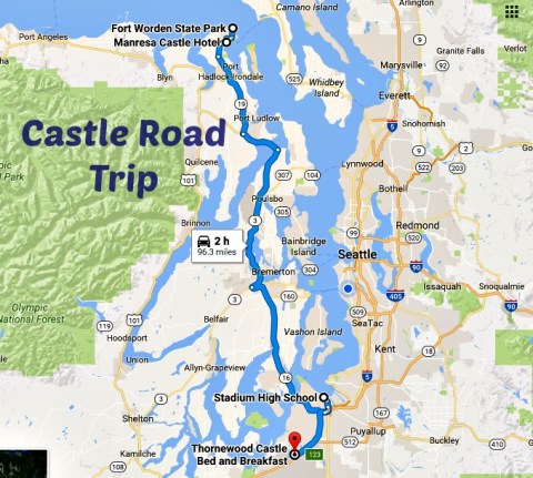 This Road Trip To Washington’s Most Majestic Castles Is Like Something From A Fairytale