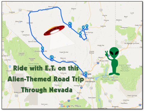 Ride With E.T. Along This Alien-Themed Road Trip Through Nevada