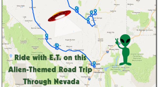 Ride With E.T. Along This Alien-Themed Road Trip Through Nevada