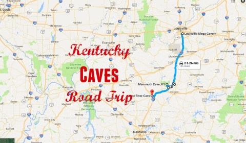 The Incredible Road Trip That Takes You To The Most Magnificent Caves In Kentucky