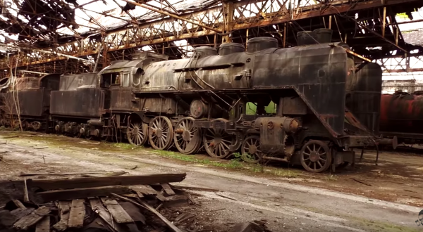 Not Many People Know This Massive Locomotive Graveyard Exists