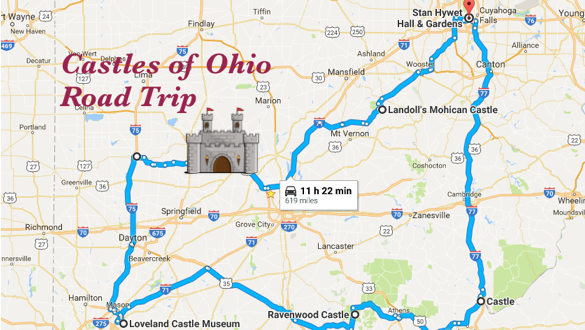 This Road Trip To Ohio’s Most Majestic Castles Is Like Something From A Fairytale