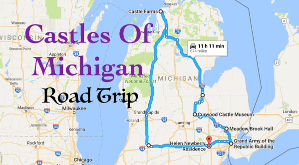 This Road Trip To Michigan’s Most Majestic Castles Is Like Something From A Fairytale