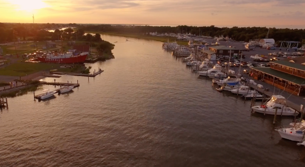 Someone Flew A Drone High Above Delaware And Captured The Most Breathtaking Footage