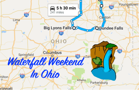 Here's The Perfect Weekend Itinerary If You Love Exploring Ohio's Waterfalls