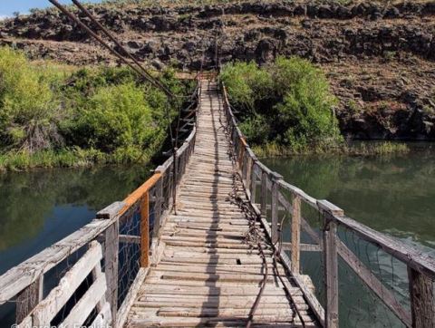 The Terrifying Swinging Bridge In Idaho That Will Make Your Stomach Drop