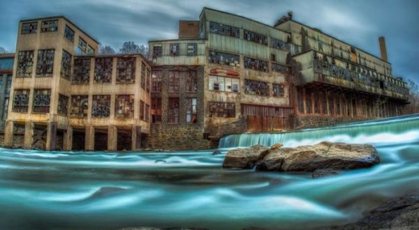 Drone Footage Captured At This Abandoned Delaware Mill Is Truly Grim