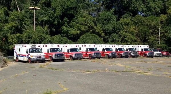 This Cemetery For Abandoned Ambulances Is Beyond Eerie