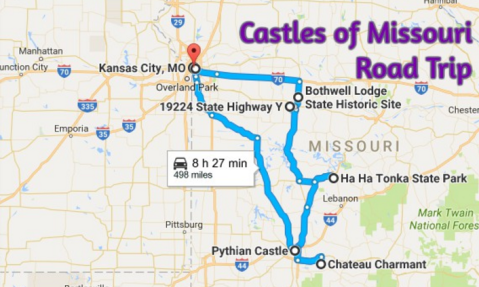 This Road Trip To Missouri’s Most Majestic Castles Is Like Something From A Fairytale