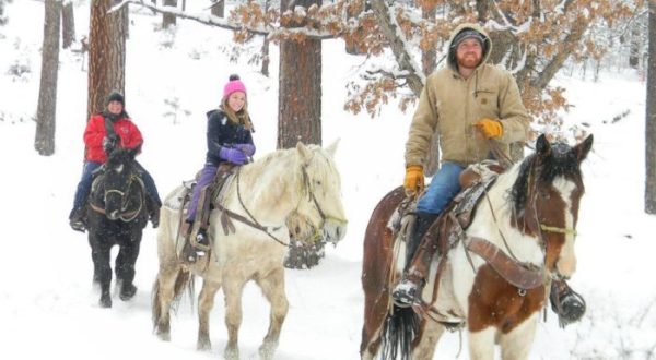 The Winter Horseback Riding Trail In New Mexico That’s Pure Magic