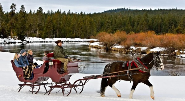 The Winter Horse-Drawn Carriage Ride In Oregon That’s Pure Magic