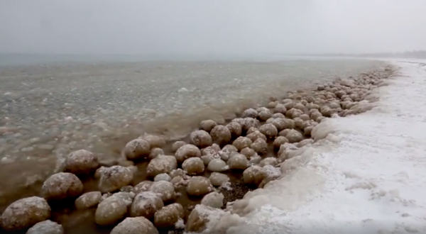 Lake Michigan Has Transformed Into A Sea Of Ice Balls And It’s Mesmerizing