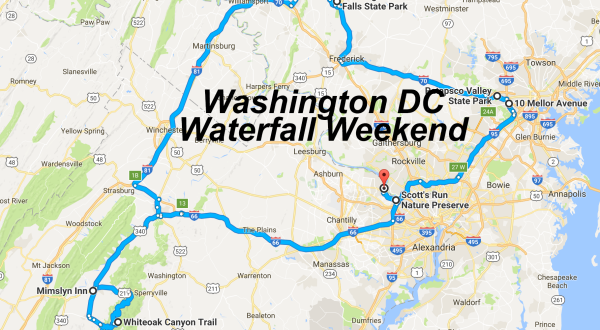 Here’s The Perfect Weekend Itinerary If You Love Exploring Washington DC Waterfalls