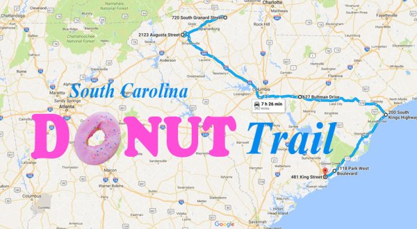 There’s Nothing Better Than This Mouthwatering Donut Trail In South Carolina