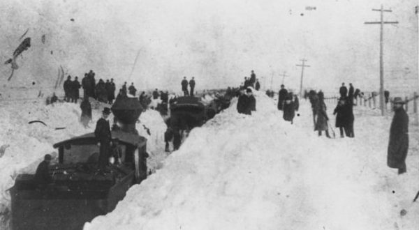 A Massive Blizzard Blanketed Kansas In Snow In 1886 And It’s Never Been Matched Since