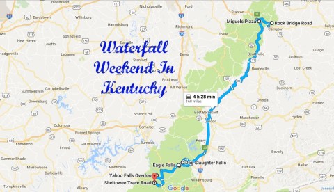 Here's The Perfect Weekend Itinerary If You Love Exploring Kentucky's Waterfalls