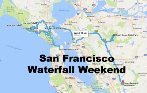 Here's The Perfect Weekend Itinerary If You Love Exploring San Francisco's Waterfalls