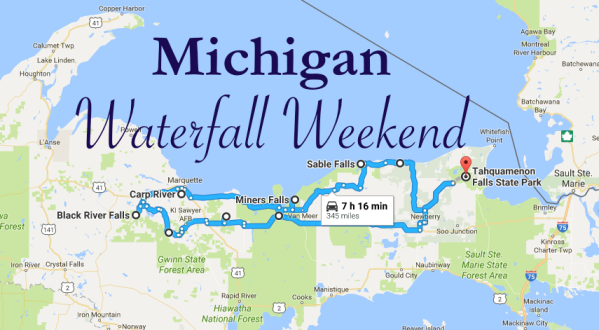 Here’s The Perfect Weekend Itinerary If You Love Exploring Michigan’s Waterfalls