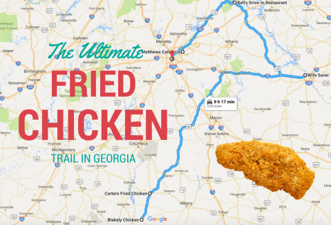 There's Nothing Better Than This Mouthwatering Fried Chicken Trail In Georgia