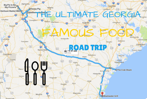 The Ultimate Famous Food Road Trip Through Georgia Will Make Your Mouth Water