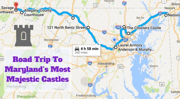 This Road Trip To Maryland’s Most Majestic Castles Is Like Something From A Fairytale