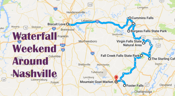 Here’s The Perfect Weekend Itinerary If You Love Exploring Nashville’s Waterfalls
