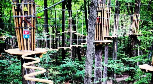 There’s An Adventure Park Hiding In The Middle Of An Indiana Forest And You Need To Visit