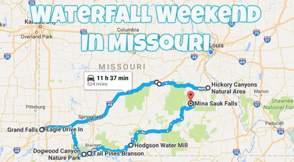 Here’s The Perfect Weekend Itinerary If You Love Exploring Missouri’s Waterfalls