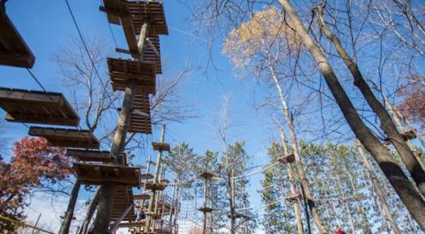 There’s An Adventure Park Hiding In The Middle Of A Wisconsin Forest And You Need To Visit