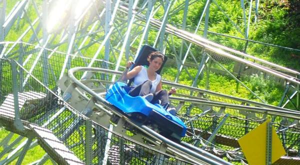 A Mountain Coaster In Pennsylvania, The Appalachian Express Offers An Exhilarating Ride