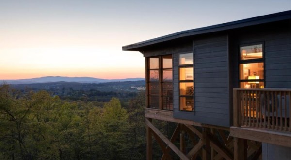 Sleep Underneath The Forest Canopy At This Epic Treehouse In Virginia