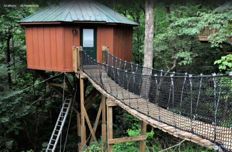 Sleep Underneath The Forest Canopy At This Epic Treehouse In Georgia