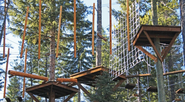 There’s An Adventure Park Hiding In The Middle Of A Montana Forest And You Need To Visit