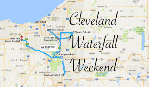 Here's The Perfect Weekend Itinerary If You Love Exploring Cleveland's Waterfalls