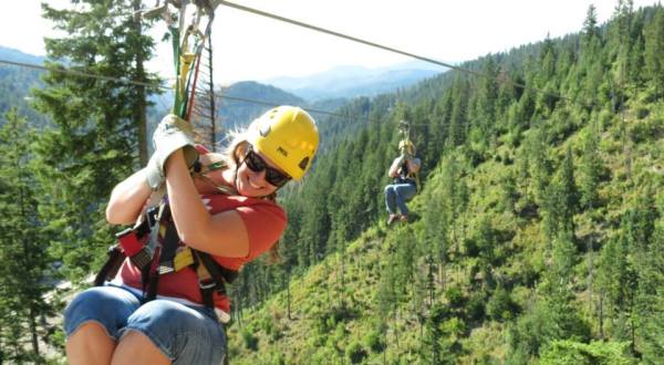 There’s An Adventure Park Hiding In The Middle Of This Idaho Forest And You Need To Visit