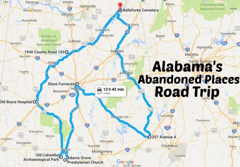 We Dare You To Take This Road Trip To Alabama's Most Abandoned Places