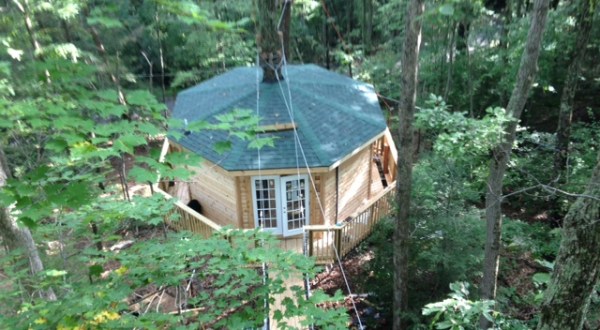 Sleep Underneath The Forest Canopy At This Epic Treehouse In West Virginia