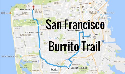 There's Nothing Better Than This Mouthwatering Burrito Trail In San Francisco