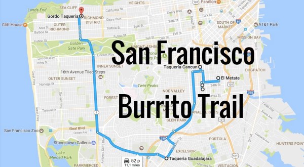 There’s Nothing Better Than This Mouthwatering Burrito Trail In San Francisco