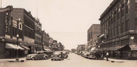 Nebraska's Major Cities Looked So Different In The 1940s. North Platte Especially.