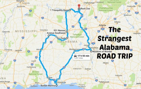 The Strangest Alabama Road Trip You'll Ever Take