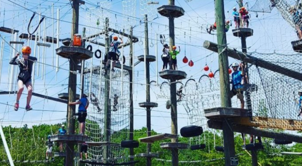 There’s An Adventure Park Hiding In The Middle Of A Maine Forest And You Need To Visit