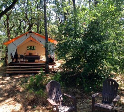 The Secluded Glampground Near Portland That Will Take You A Million Miles Away From It All